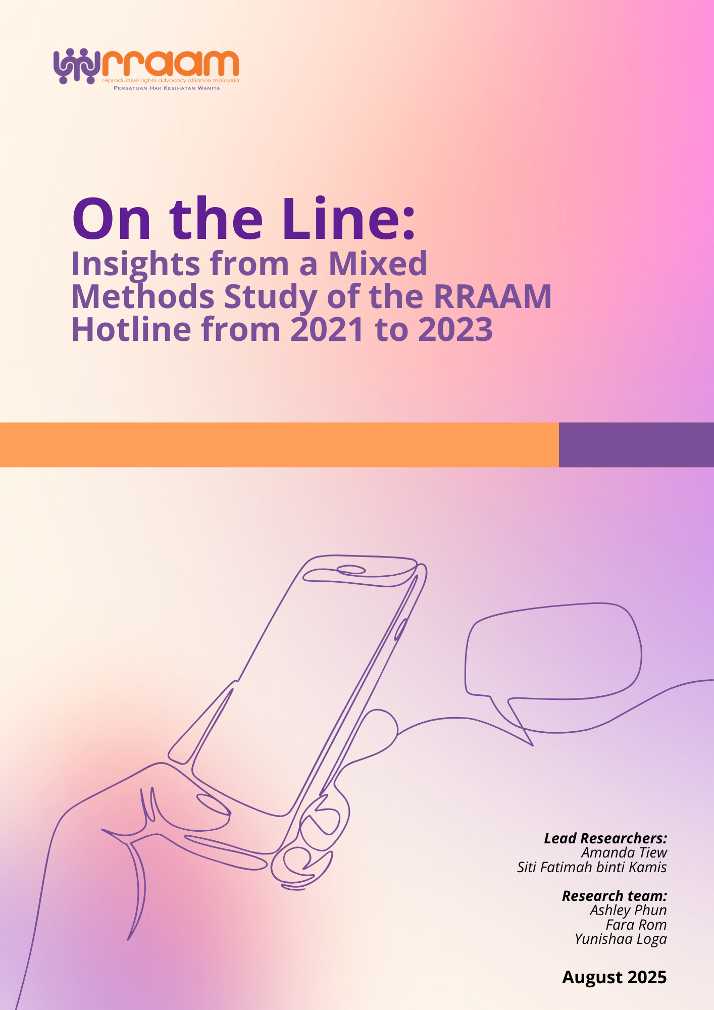 On the Line: Insights from a Mixed Methods Study of the RRAAM Hotline from 2021 to 2023